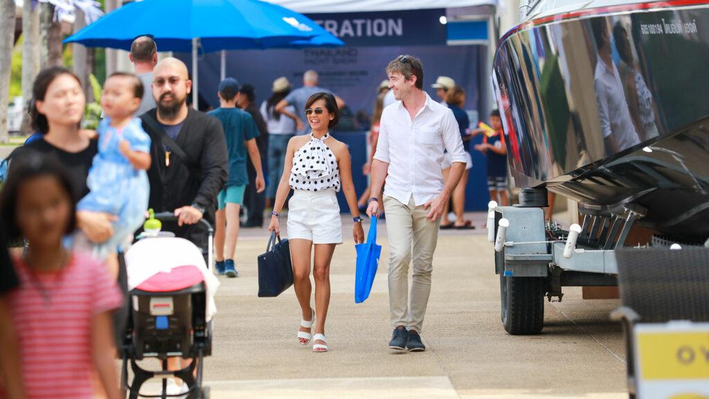 The boardwalk at The Thailand International Boat Show