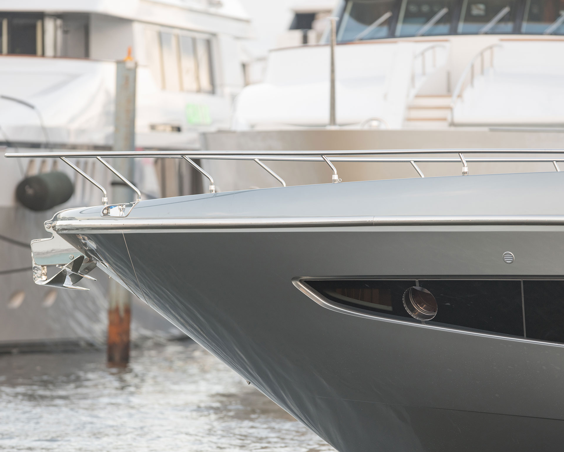 Boats and luxury yachts at the Thailand International Boat Show