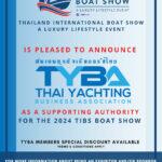 TYBA Becomes A Supporting Authority for Thailand International Boat Show A Luxury Lifestyle Event 2024