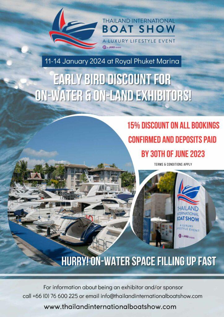 FINAL Early Bird Offer from Thailand International Boat Show A Luxury Lifestyle Event 2024
