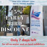 Final 7 Days – 15% Early Bird Discount from Thailand International Boat Show A Luxury Lifestyle Event 2024
