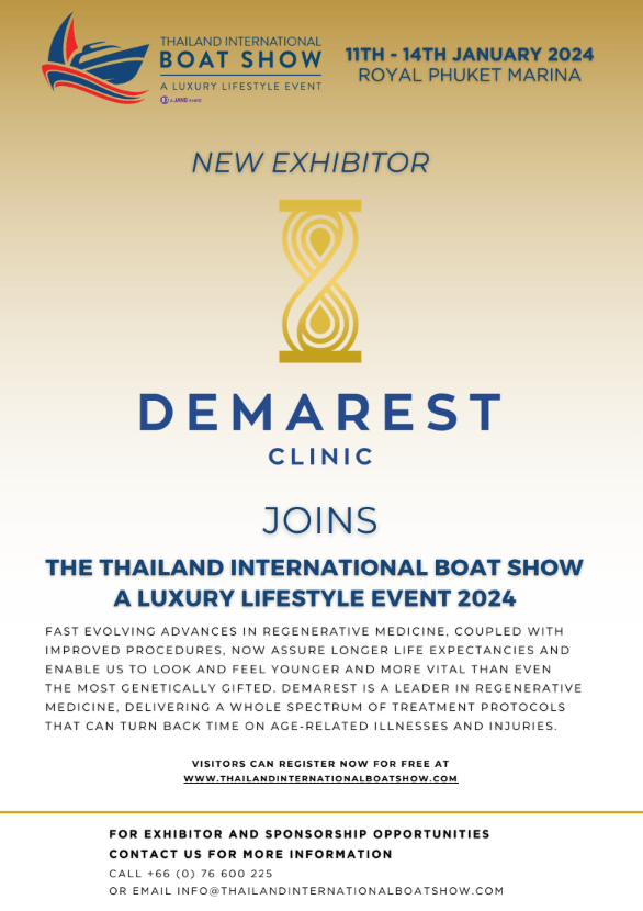 Demarest Clinic Joins The Thailand International Boat Show A Luxury Lifestyle Event 2024