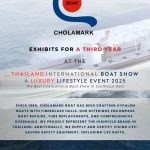 Cholamark exhibits for a third year at the Thailand International Boat Show A Luxury Lifestyle Event 2025
