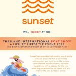 SunsetCare products will be at the Thailand International Boat Show A Luxury Lifestyle Event 2025