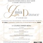 Join us for an exquisite evening at the 2025 Thailand International Boat Show Gala Dinner