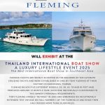 Fleming Yachts will be at the Thailand International Boat Show A Luxury Lifestyle Event 2025