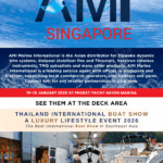 AMI Marine International Pte Ltd Joins The Thailand International Boat Show A Luxury Lifestyle Event, 15th–18th January 2026.