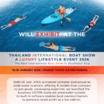 SUBLUE Joins The Thailand International Boat Show A Luxury Lifestyle Event, 15th–18th January 2026.